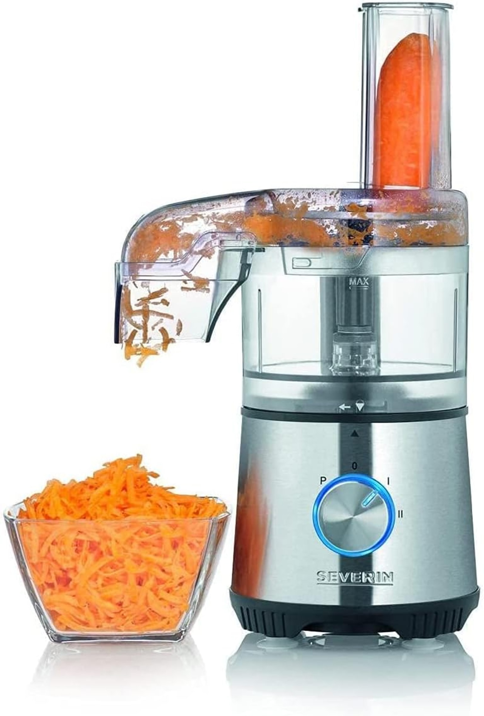 Robot culinaire SEVERIN 0.5L 400W Inox Noir - KM3865