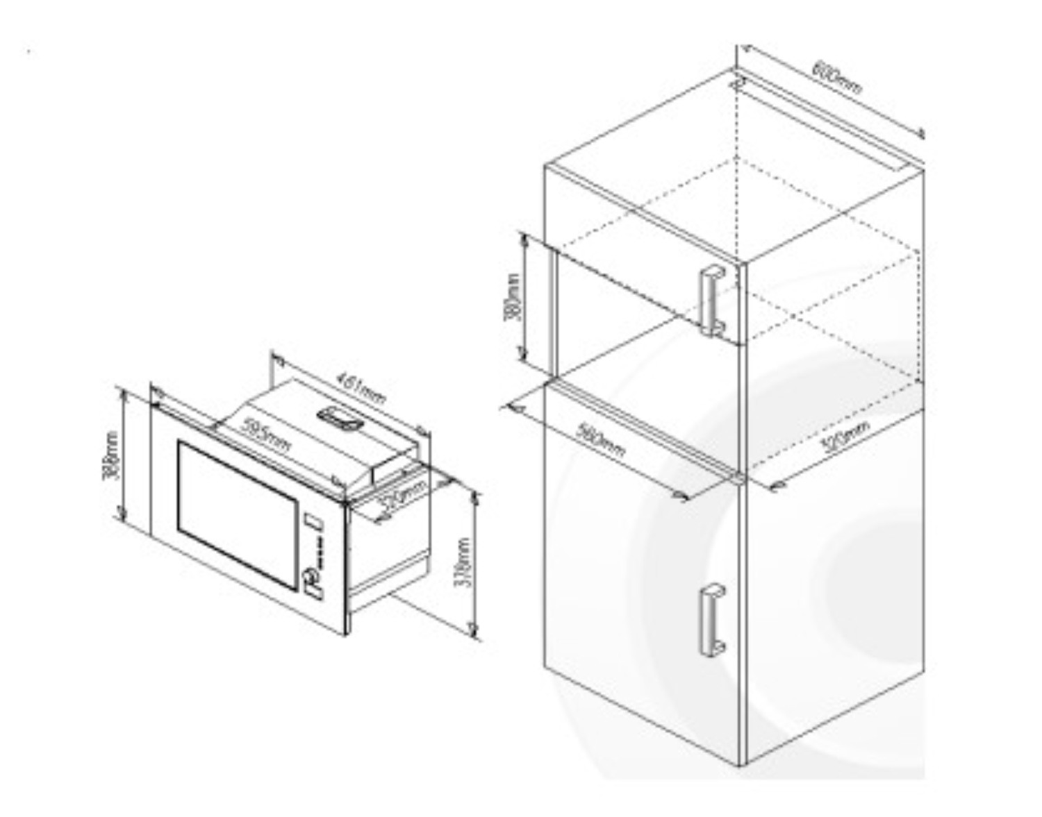 Micro ondes Grill Encastrable CANDY  - MIC20GDFX