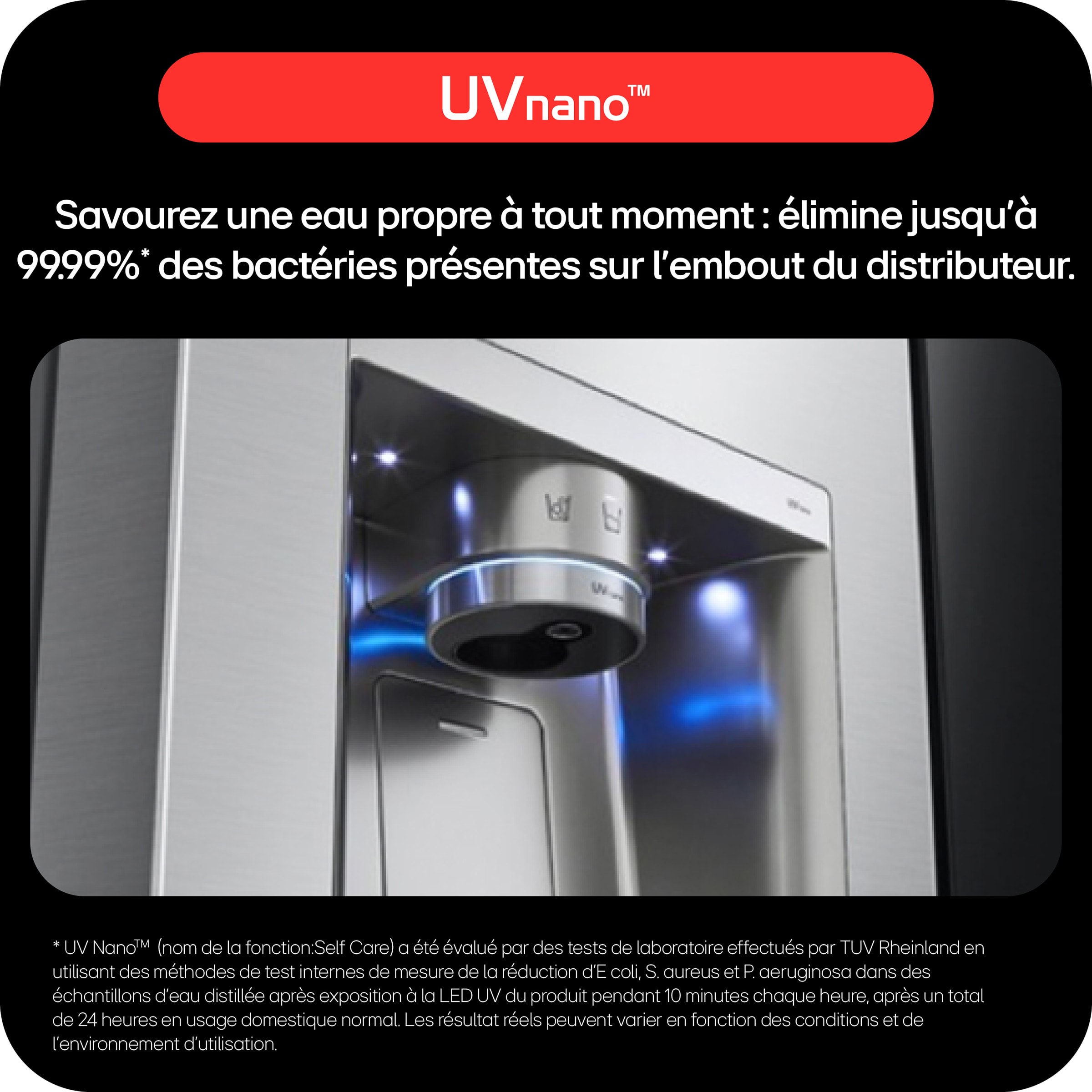 Réfrigérateur américain LG , InstaView, Froid ventilé, 638L, Noir - GMG960EVEE Réfrigérateur américain LG , InstaView, Froid ventilé, 638L, Noir - GMG960EVEE