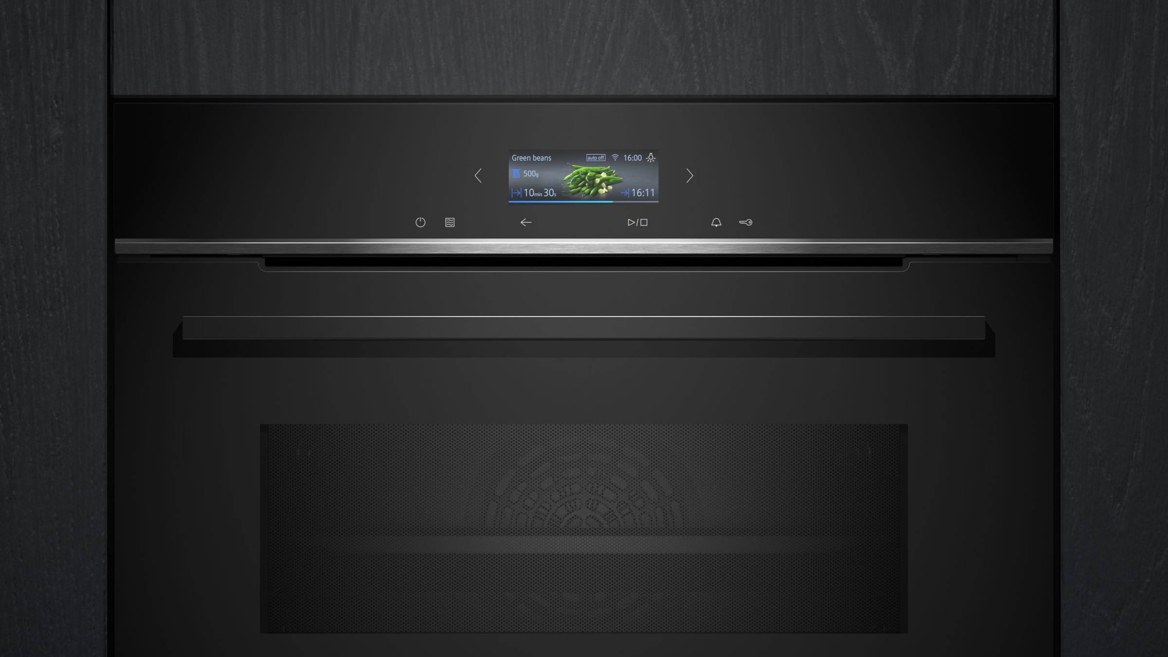 Four encastrable pyrolyse SIEMENS Chaleur tournante 45L Noir - CM724G1B1
