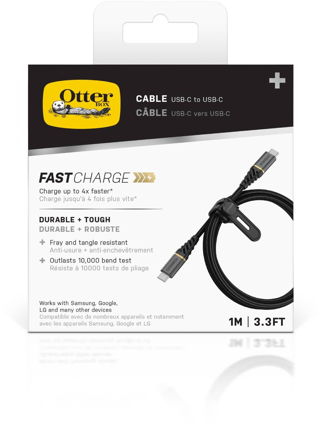 Câble USB OTTERBOX  - OTTER-USBC-C-1MB2