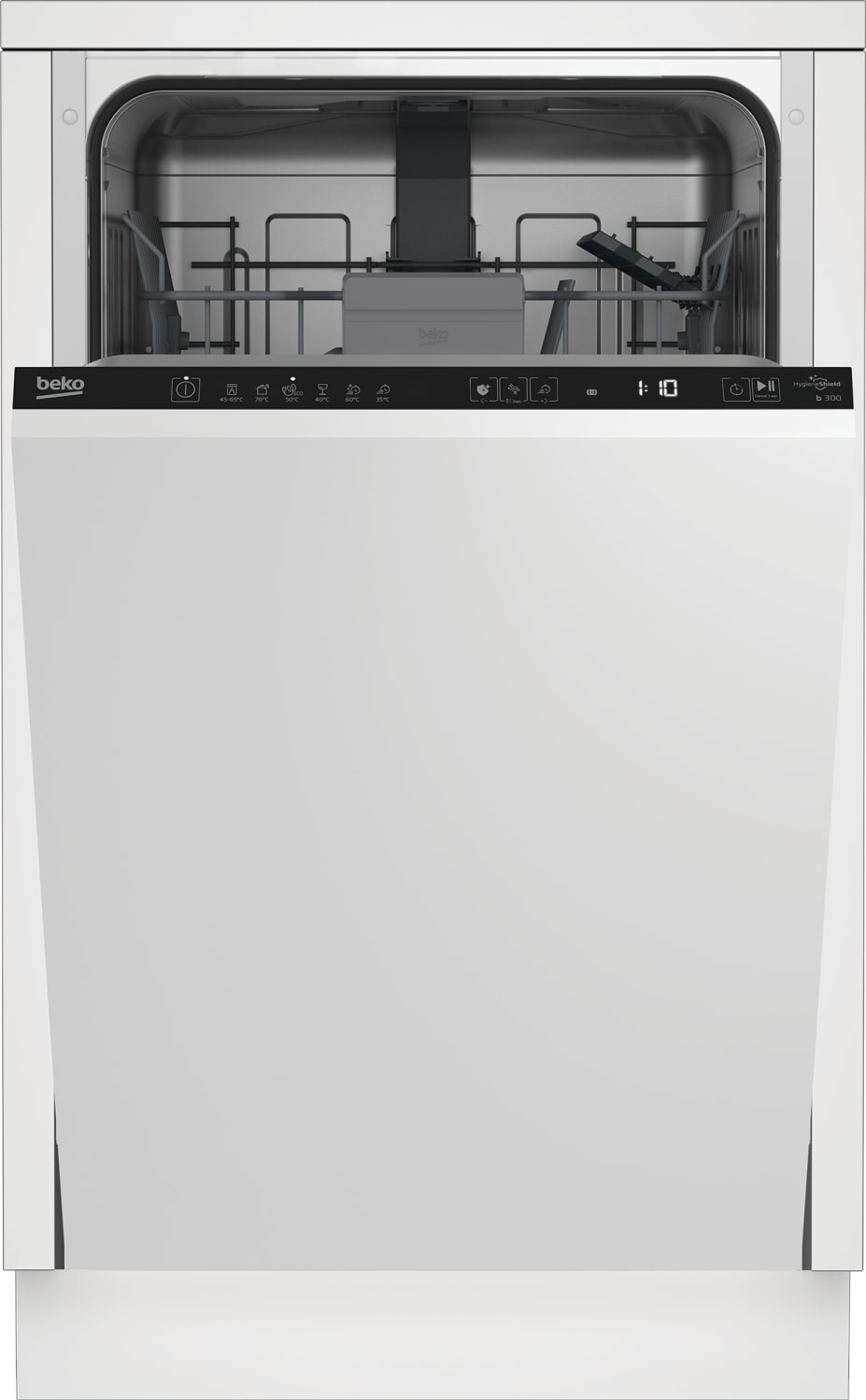Lave vaisselle tout integrable 45 cm BEKO SelfDry 10 couverts 46dB Blanc BDIS15031