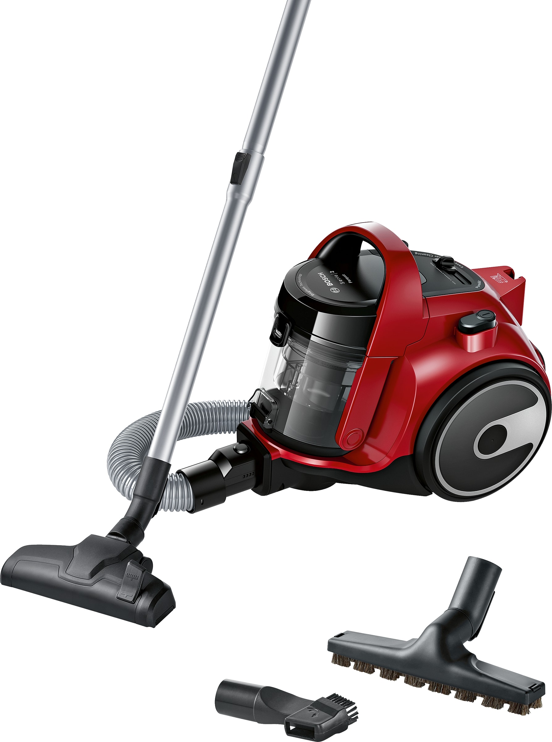 Aspirateur traîneau BOSCH Série 2 700W Rouge BGC05A322