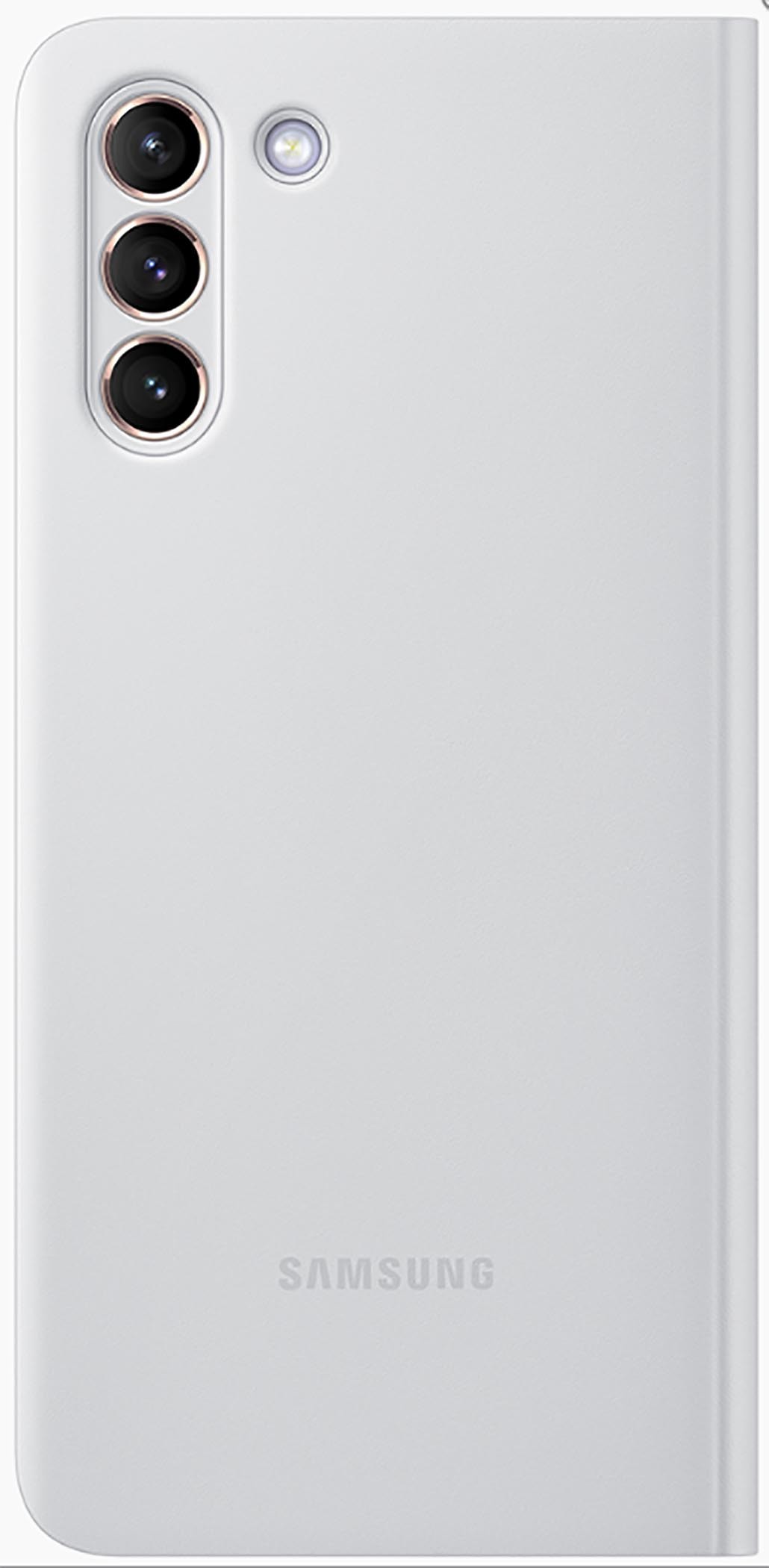 Etui SAMSUNG S21+ 5G Clear View Cover Gris Clair - EF-ZG996CJ