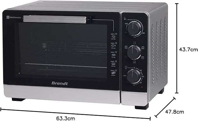 Mini four BRANDT 2100W 40L Noir - FC405MW