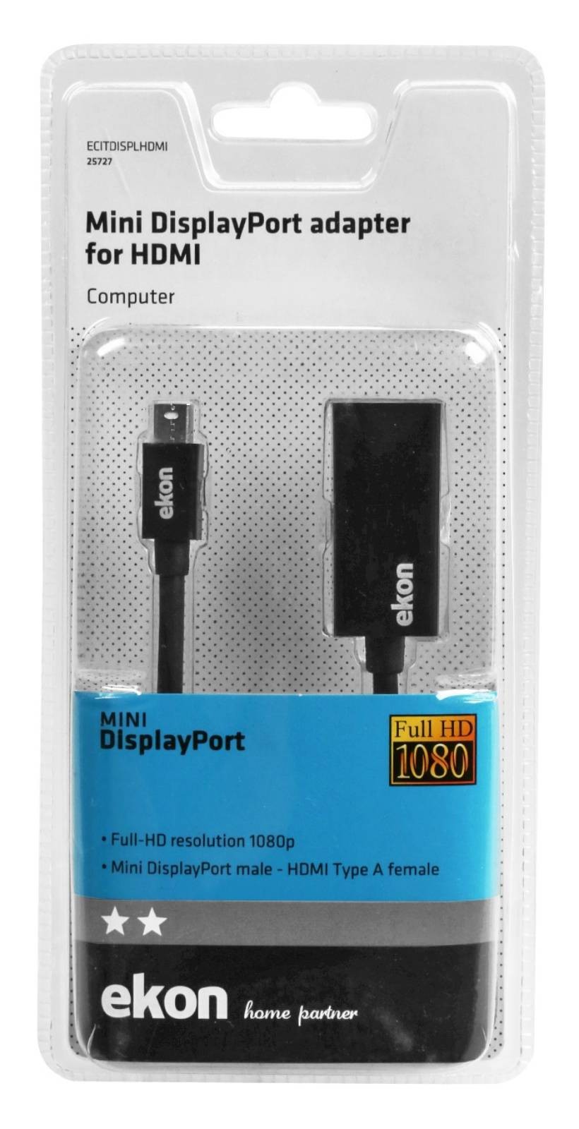 SBS Câble HDMI Adaptateur Mini DisplayPort vers HDMI - ADAP-MINIDISPLAYHDMI