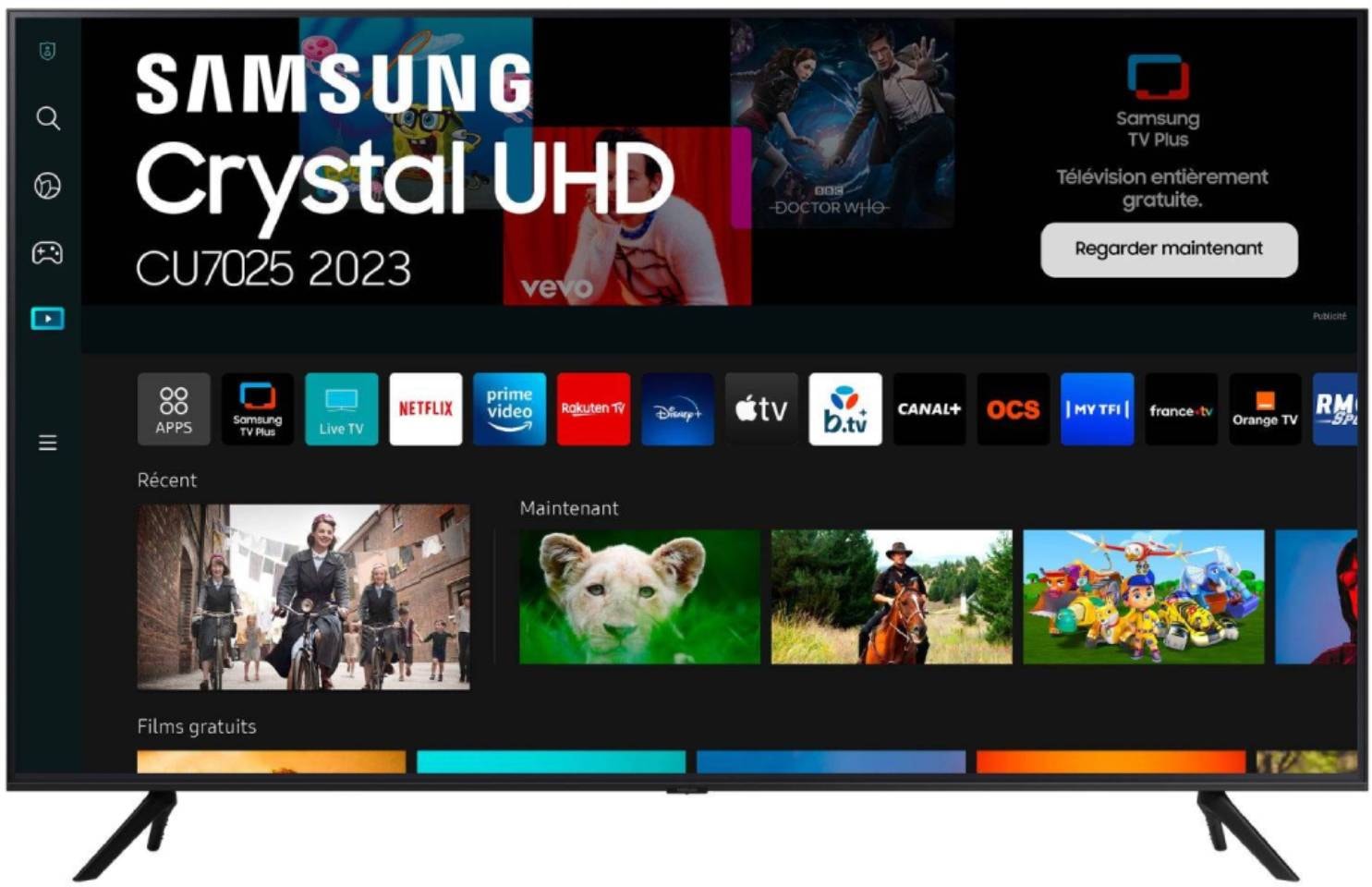 TV LED 4K 163 cm SAMSUNG Crystal UHD, Q-Symphony, 65" - TU65CU7025 TV LED 4K 163 cm SAMSUNG Crystal UHD, Q-Symphony, 65" - TU65CU7025