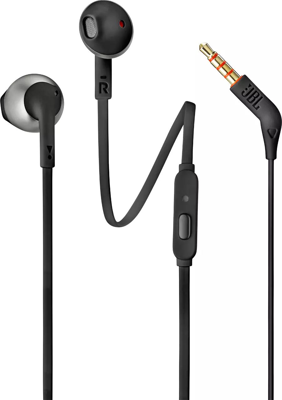 Ecouteurs JBL Filaire Pure Bass Noir TUNE205NOIR