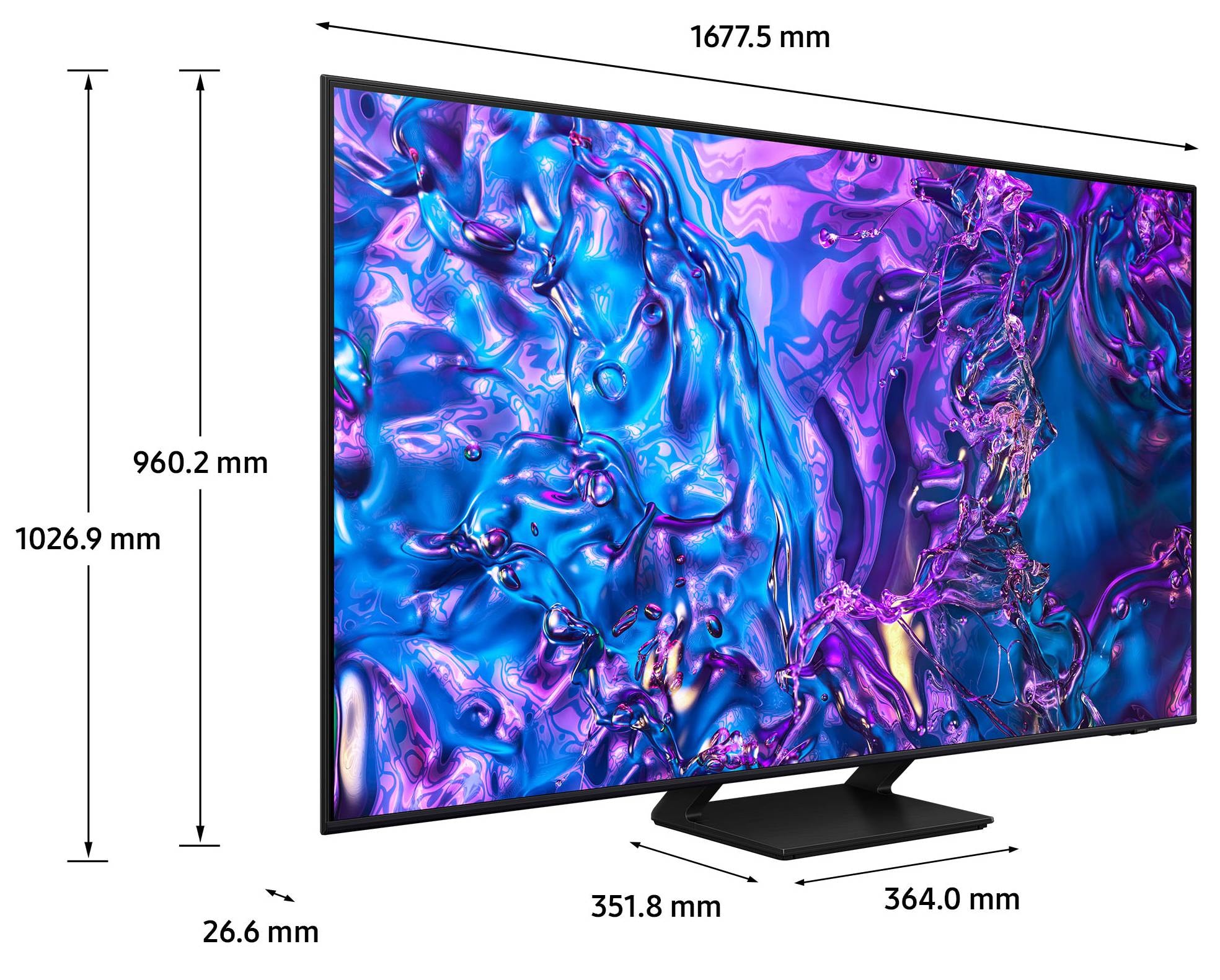 SAMSUNG TV QLED 4K 189 cm  - TQ75Q70D