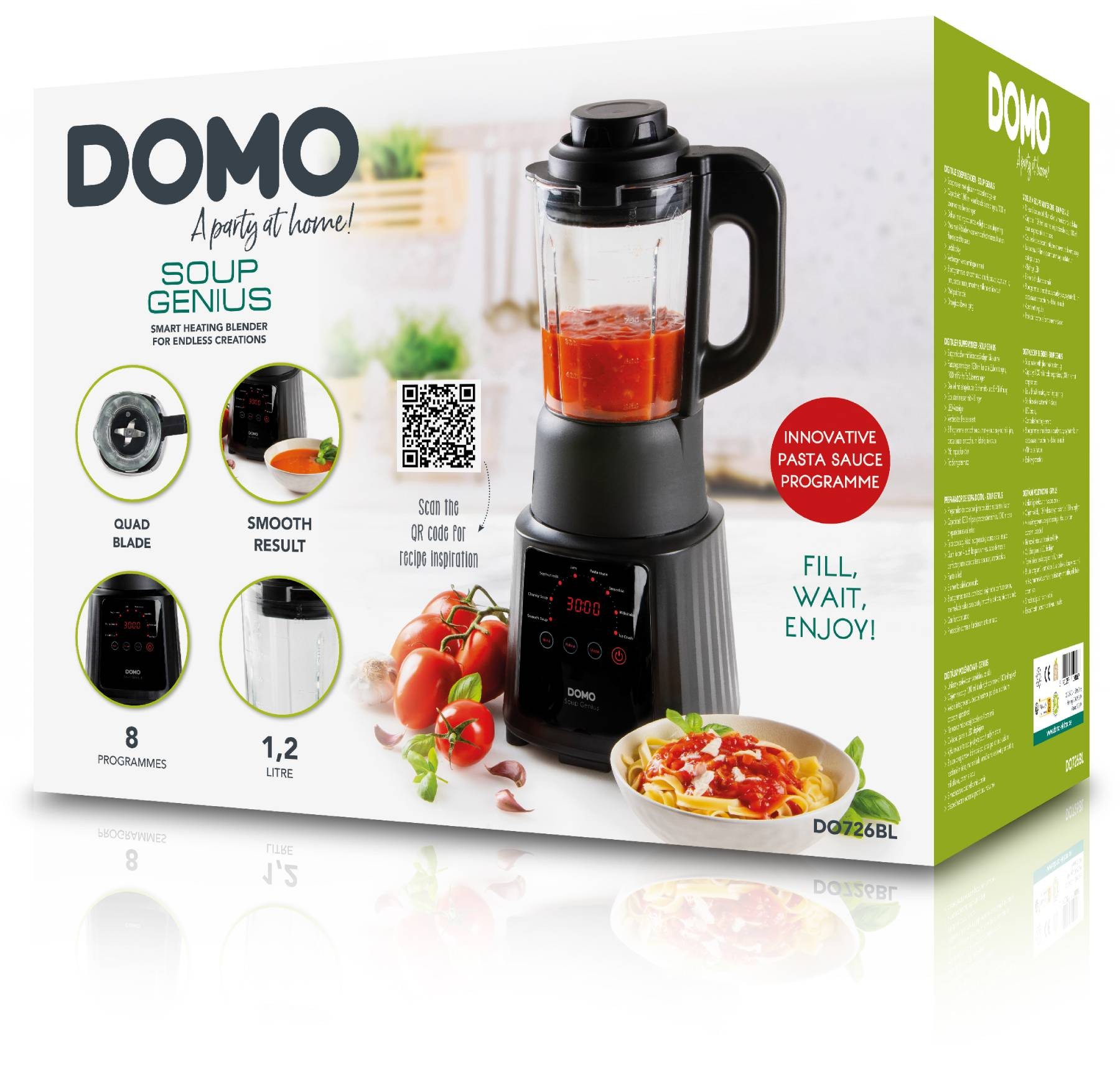 Blender chauffant DOMO  - DO726BL