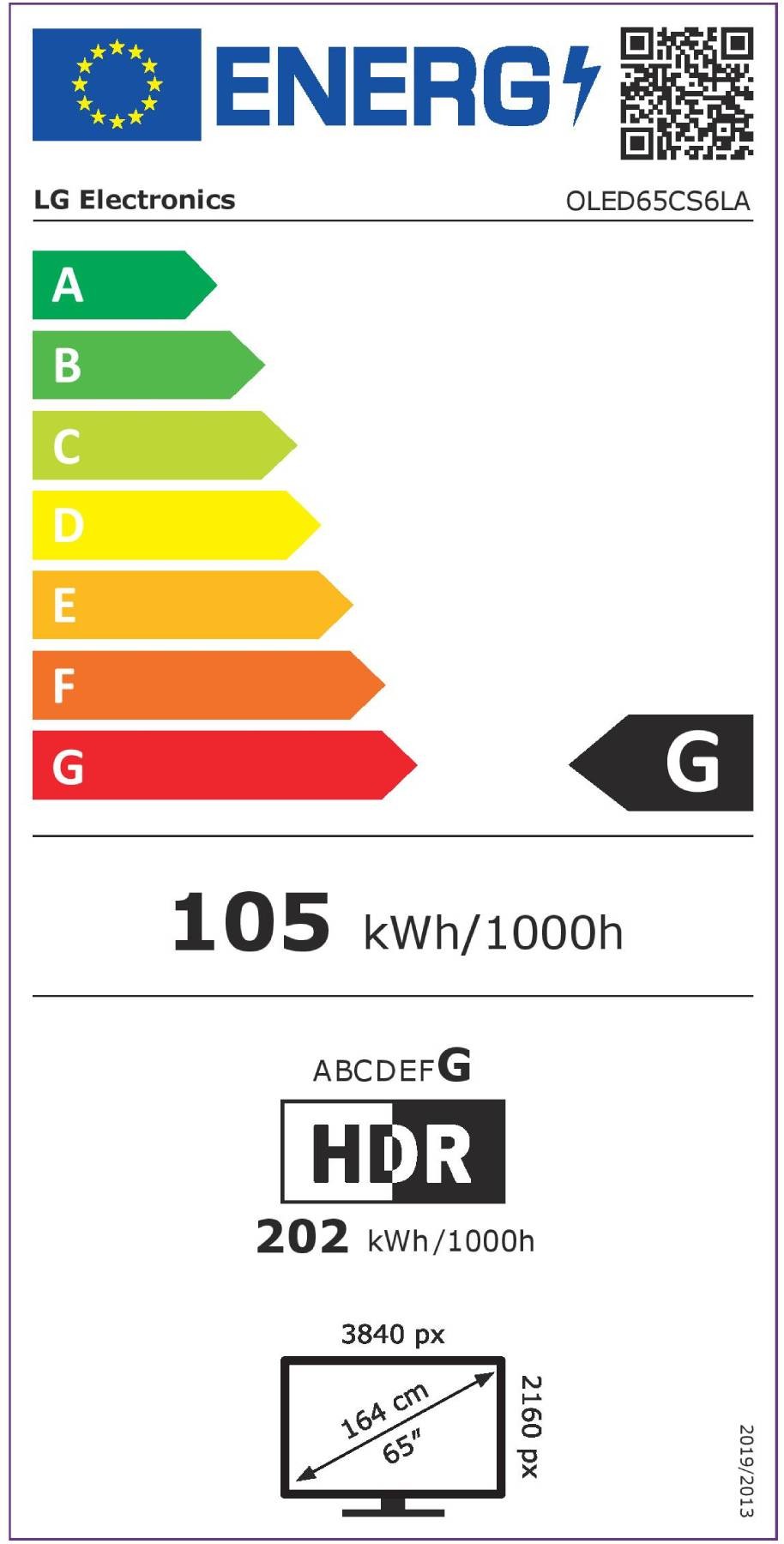 TV OLED 4K 164 cm LG CS 2022 55" - OLED65CS6 TV OLED 4K 164 cm LG CS 2022 55" - OLED65CS6