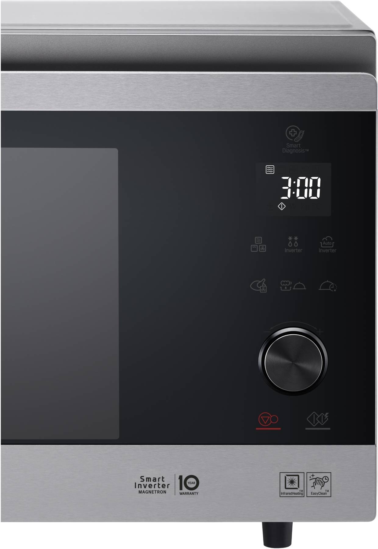 LG Micro ondes Combiné Multifonction 1100W 39L Gris - MJ3965ACS