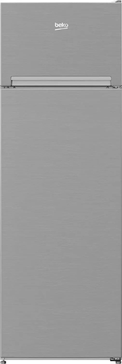 Réfrigérateur congélateur haut BEKO 250L Froid statique Gris RDSA280K40SN
