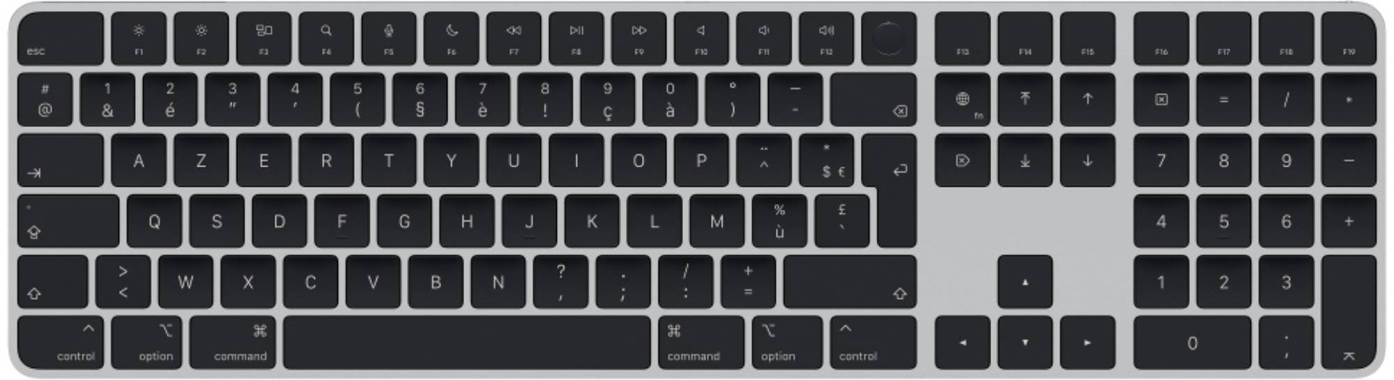 APPLE Clavier sans fil  - MMMR3F/A