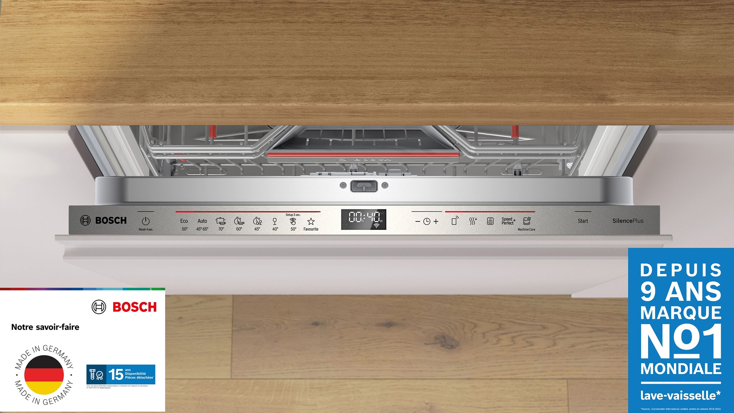 Lave vaisselle tout integrable 60 cm BOSCH - SMH6ECX12E Lave vaisselle tout integrable 60 cm BOSCH - SMH6ECX12E