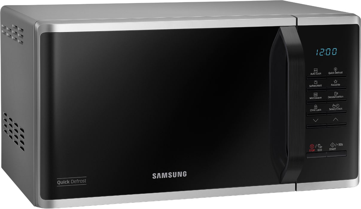 SAMSUNG Micro ondes Quick Defrost 1150W 23L Gris - MS23K3513ASEF