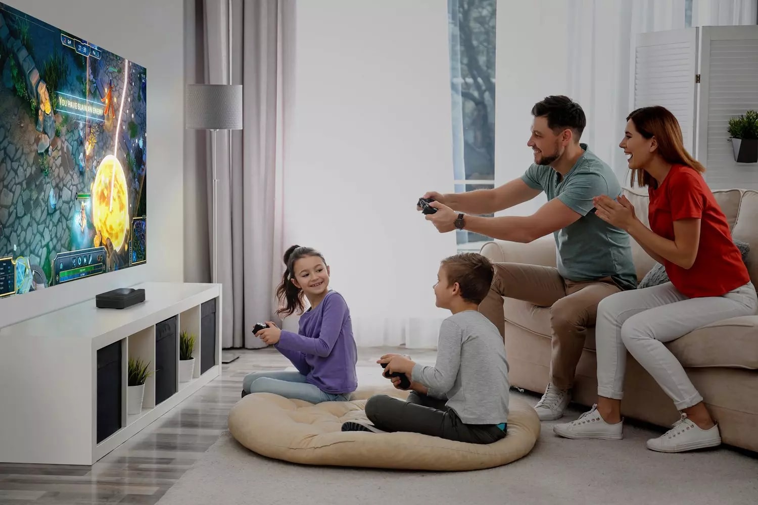 Vidéoprojecteur Home Cinéma OPTOMA Full HD Laser Focale courte HDR10 - PHOTONGO