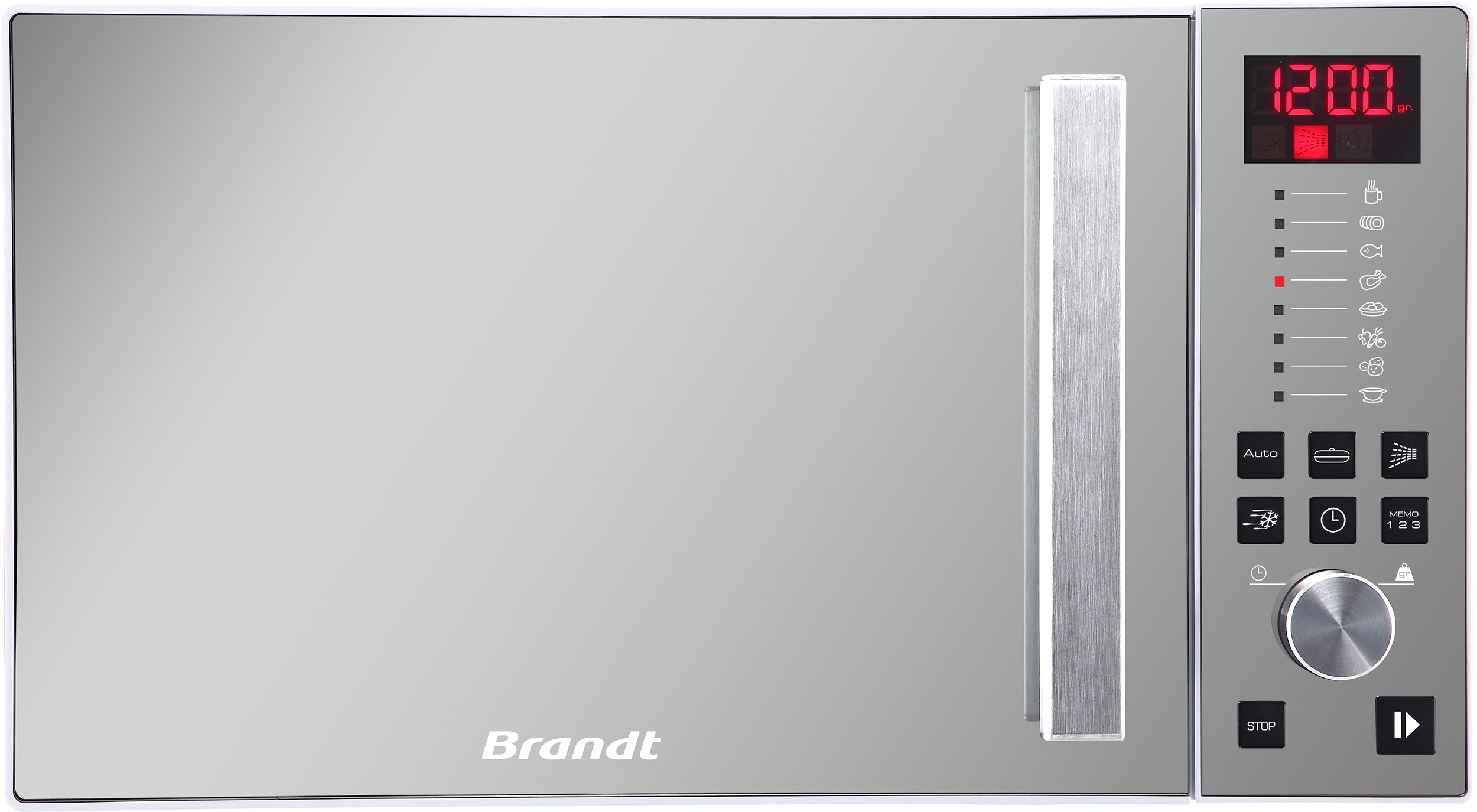 BRANDT Micro ondes Speed Defrost 900W 26L Blanc  SE2616W