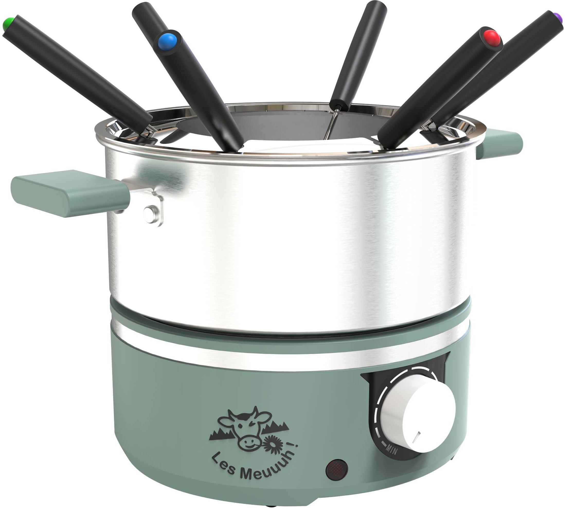 Fondue LITTLE BALANCE 6 personnes 650W 1.8L Vert 8963