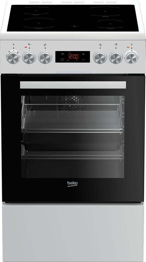 Cuisiniere vitroceramique BEKO  FSE57302GWC