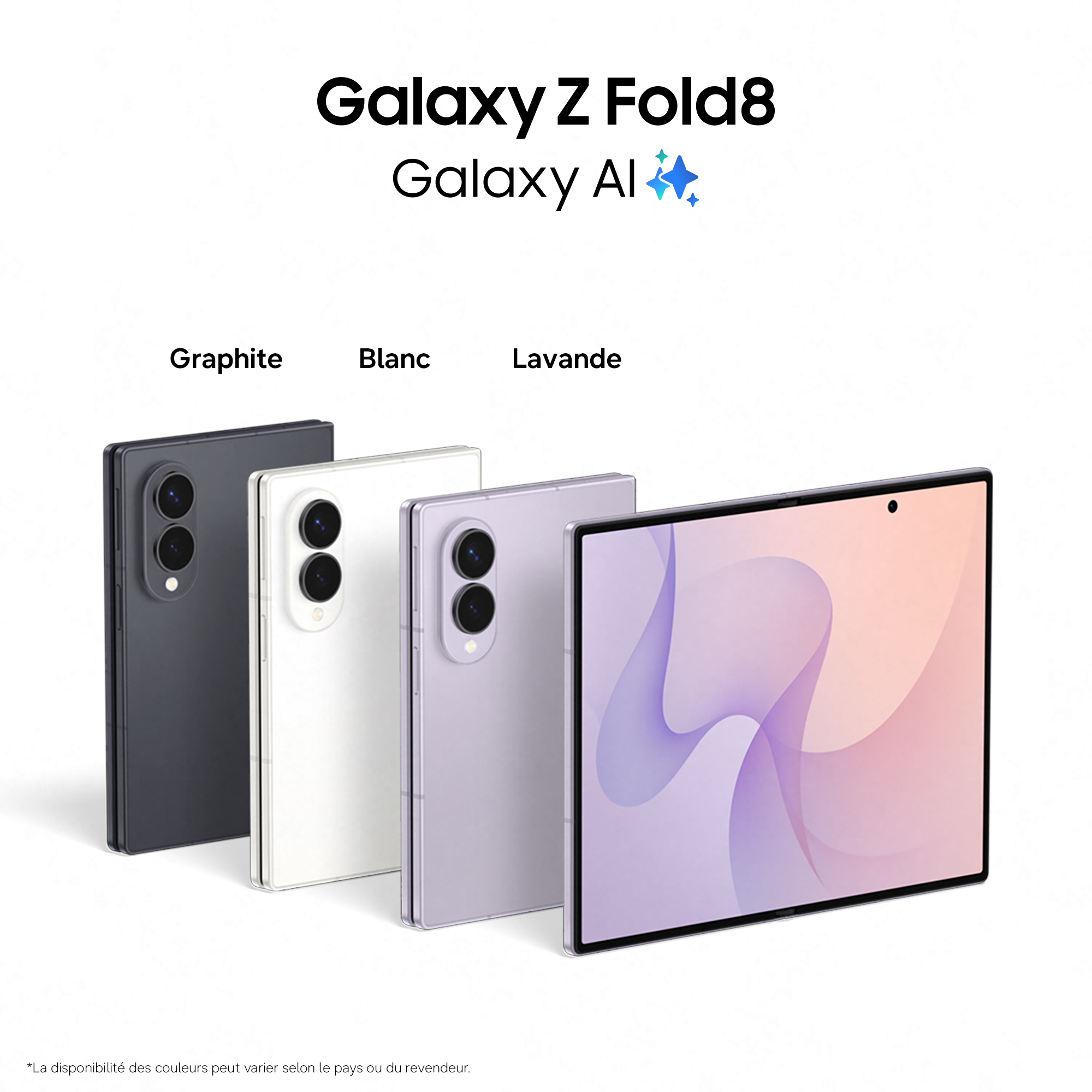 Samsung Galaxy Z Fold 8 256Go Blanc SAMSUNG  - SM-F971BZWBEUB
