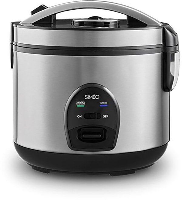 Cuiseur riz SIMEO 3L 500W Inox Noir CRM230