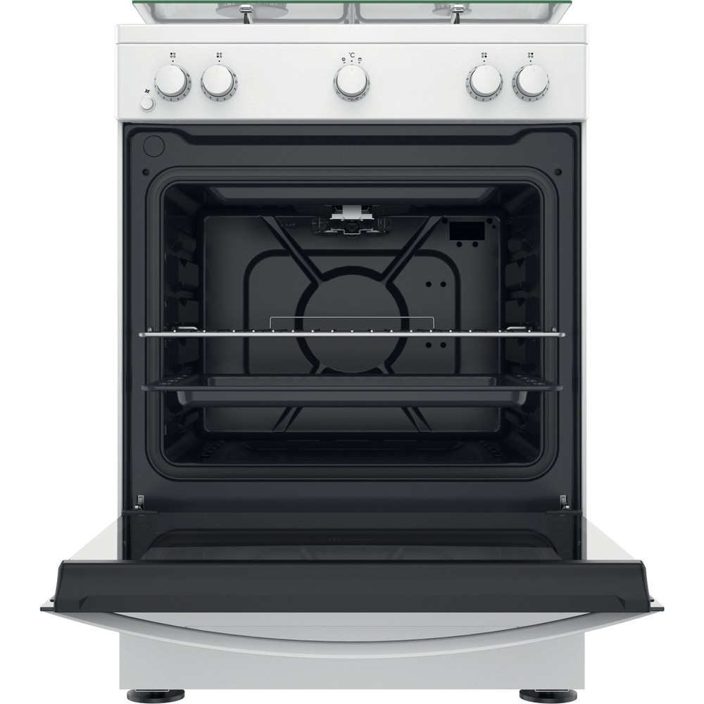 Cuisiniere gaz INDESIT 4 Feux + four Gaz Blanc - IS67G1KMW/E Cuisiniere gaz INDESIT 4 Feux + four Gaz Blanc - IS67G1KMW/E