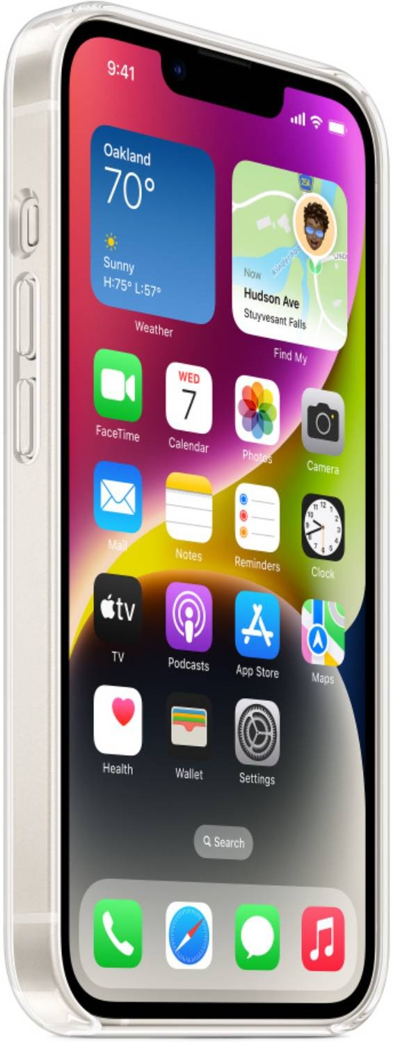 APPLE Coque iPhone 14 plus silicone transparente - MPU43ZM/A