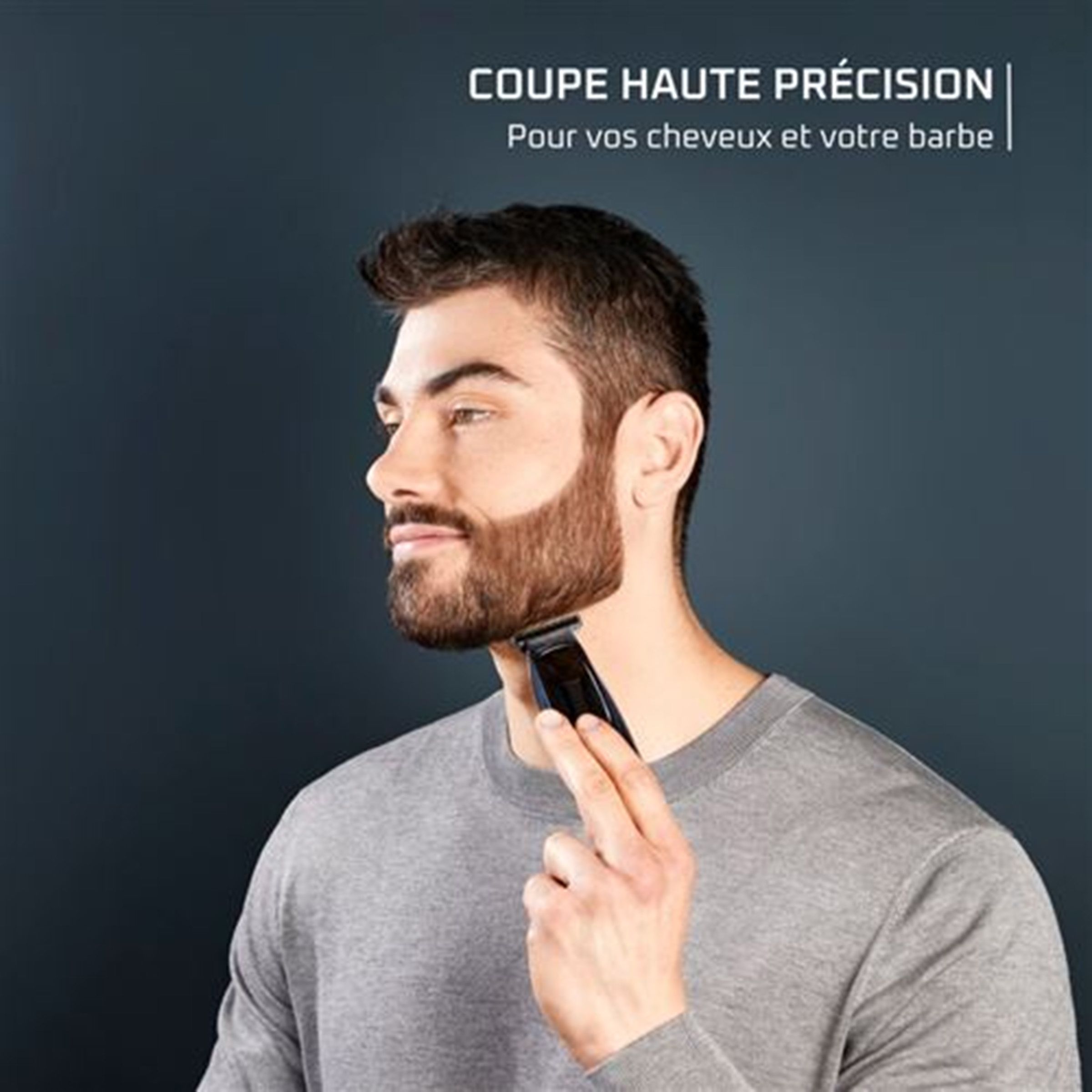 Tondeuse à barbe ROWENTA 90min 5 Lames Station de recharge - TN1851E0