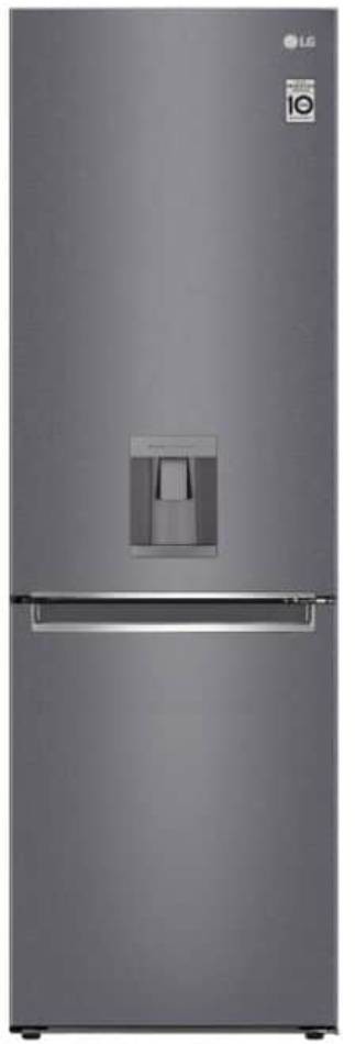 LG Réfrigérateur congélateur bas Door Cooling+ 340L Inox  GBF61PZJEN