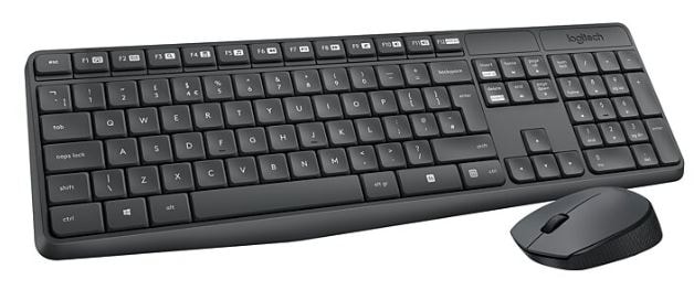Clavier souris sans fil LOGITECH Pavé numérique Optique 920-007905