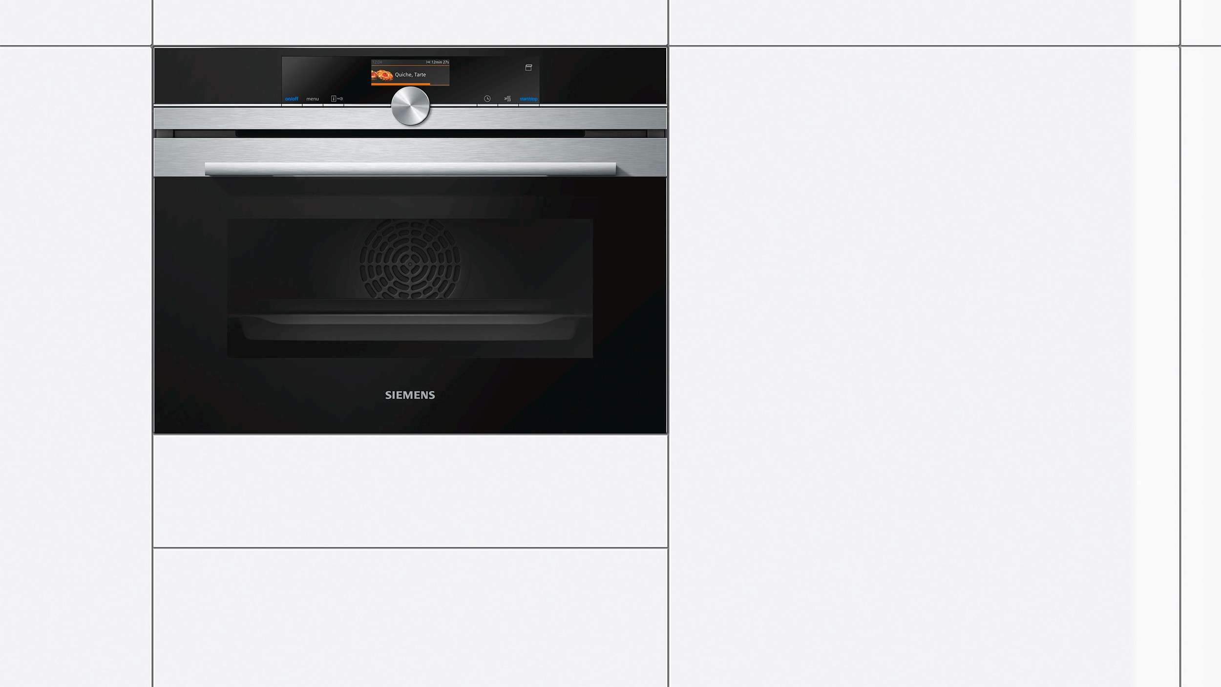 Four encastrable vapeur SIEMENS iQ700 EcoClean 47L Noir - CS656GBS2