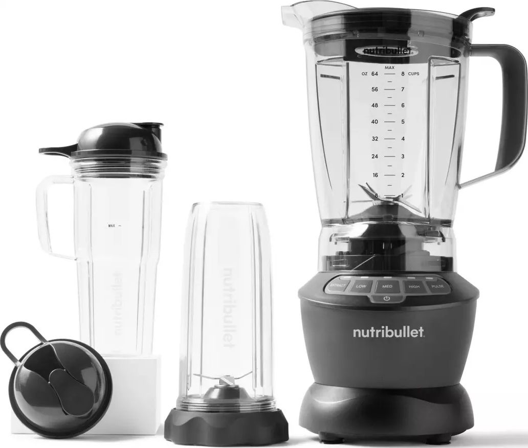 Blender NUTRIBULLET Bol 1,89L 1200W Gris NBF500DG