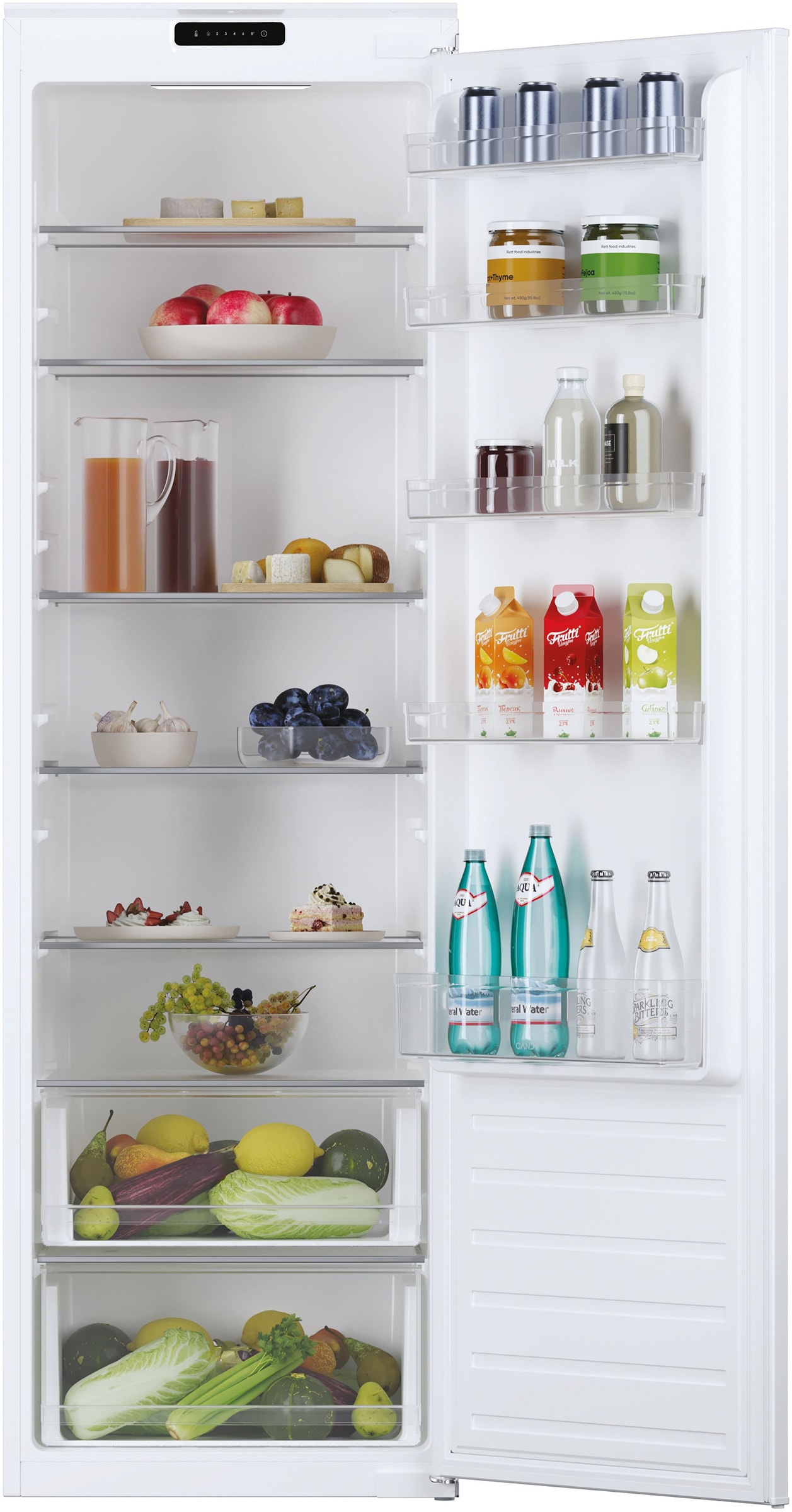 Réfrigérateur encastrable 1 porte CANDY 316L Froid statique Blanc - CMS518EW