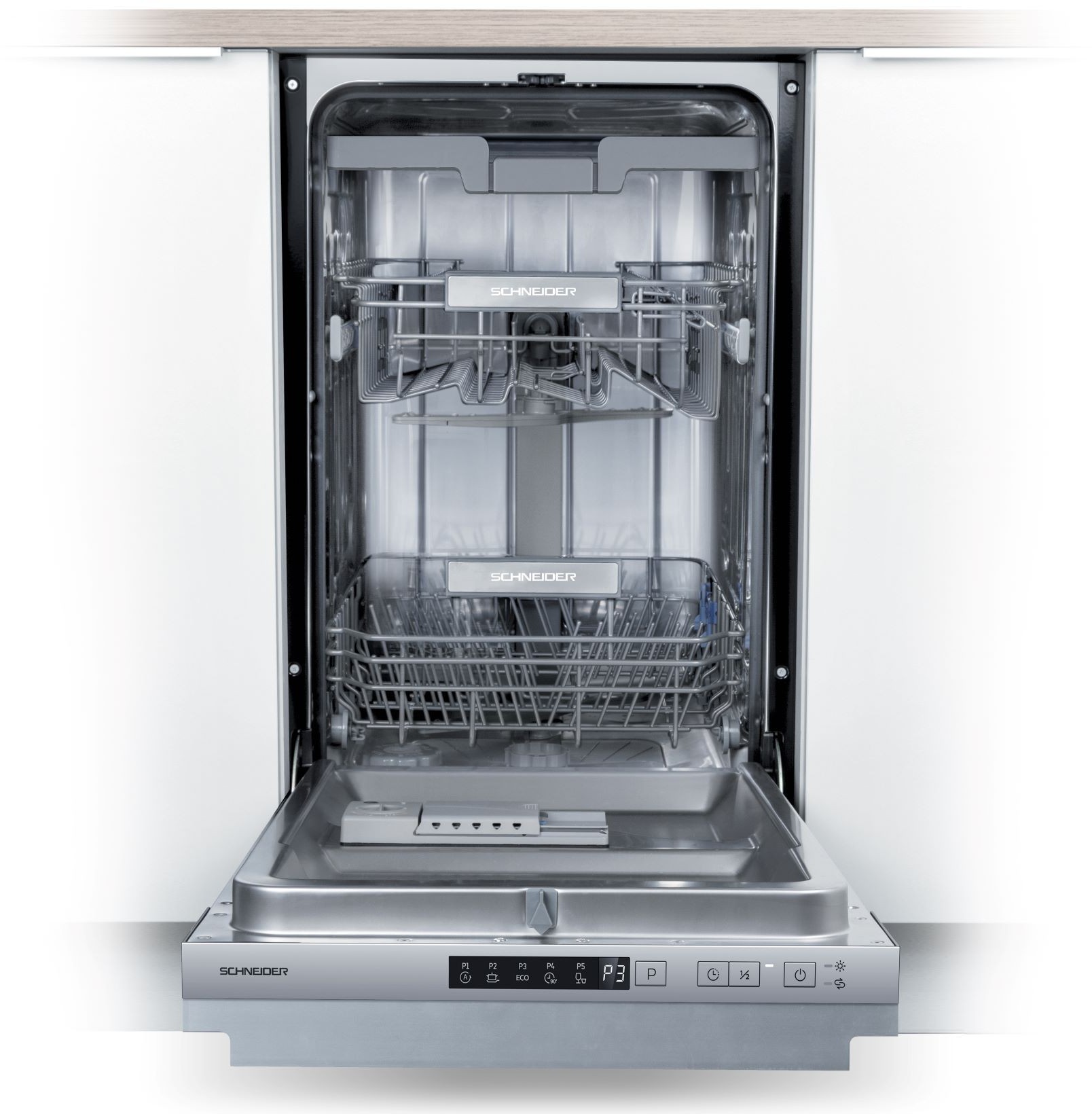 SCHNEIDER Lave vaisselle tout integrable 45 cm SCLT5044DG SCHNEIDER Lave vaisselle tout integrable 45 cm SCLT5044DG