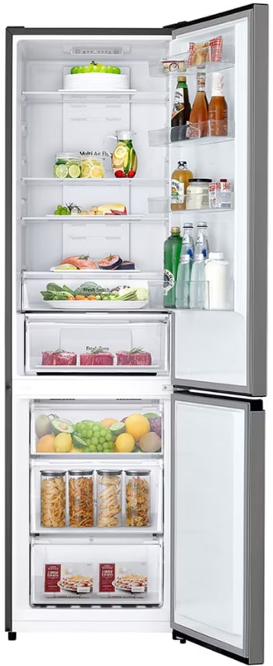 Réfrigérateur congélateur bas LG Multi Air flow, Total no Frost, 336L, Blanc - GBM22HSADH