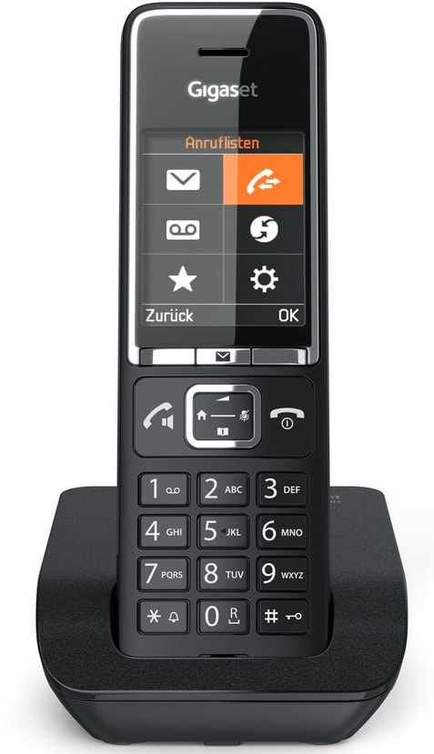 Téléphone sans fil GIGASET 200 contacts Noir COMFORT550-BLACK