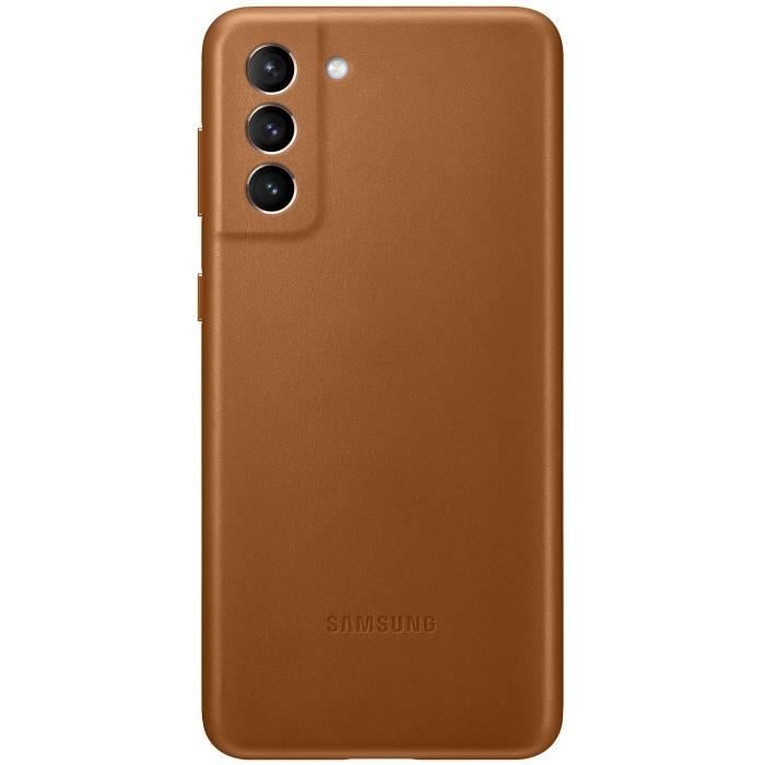 Coque smartphone SAMSUNG Galaxy S21+ Cuir Brun - EF-VG996LA