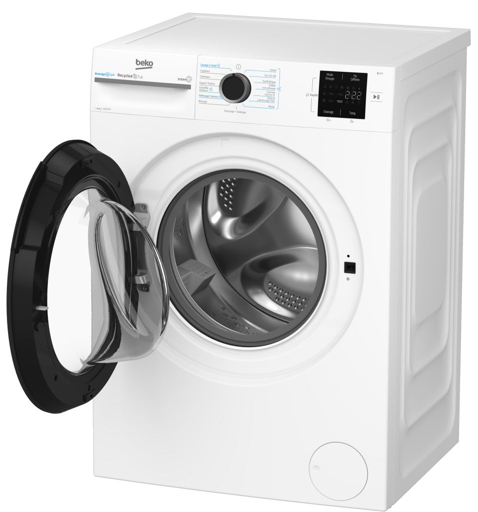 Lave linge Frontal BEKO 10kg 1400trs/min Blanc - BM34WFT310411