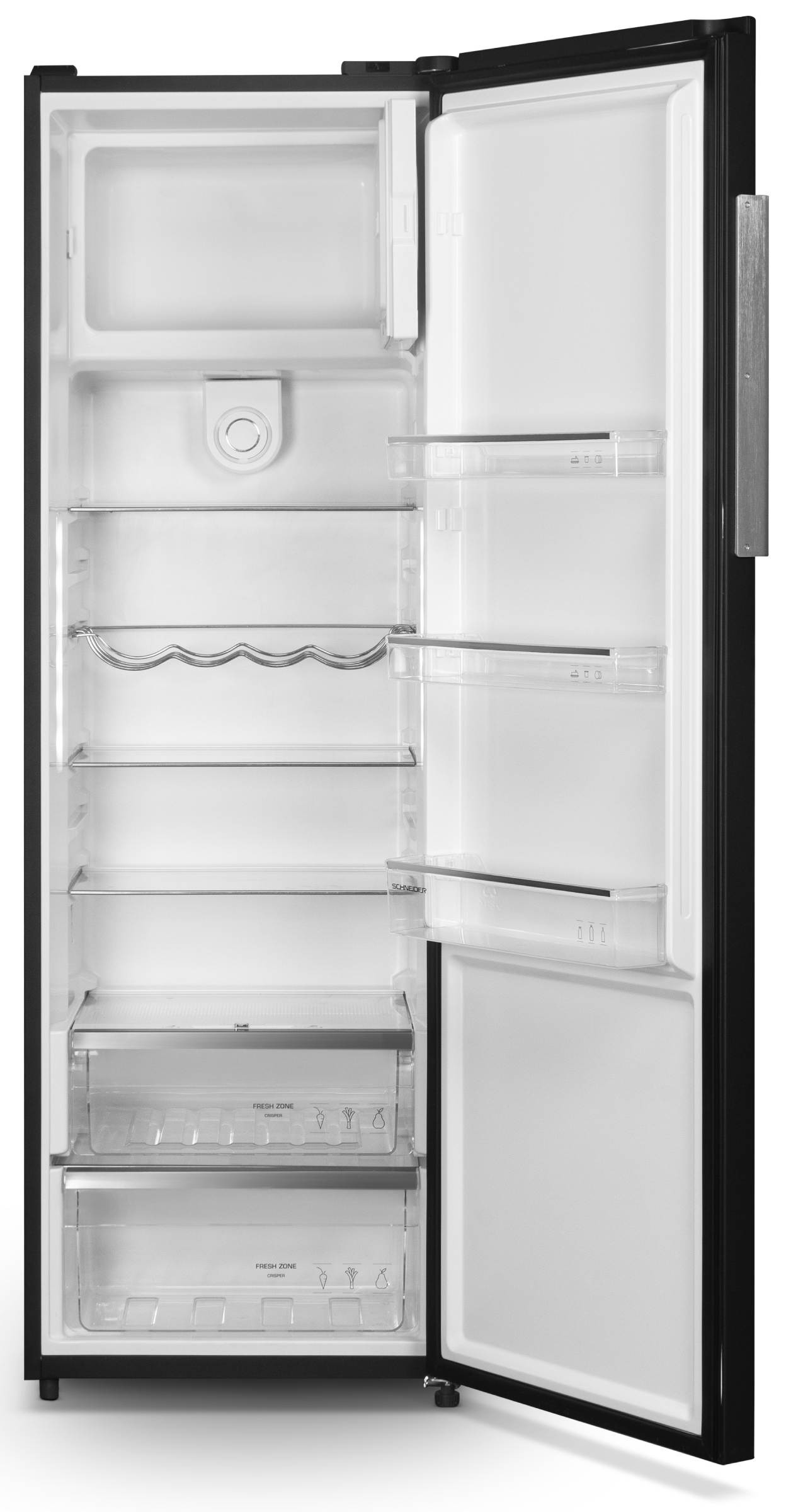 SCHNEIDER Réfrigérateur 1 porte Froid Brassé 330L Noir - SCODF335B