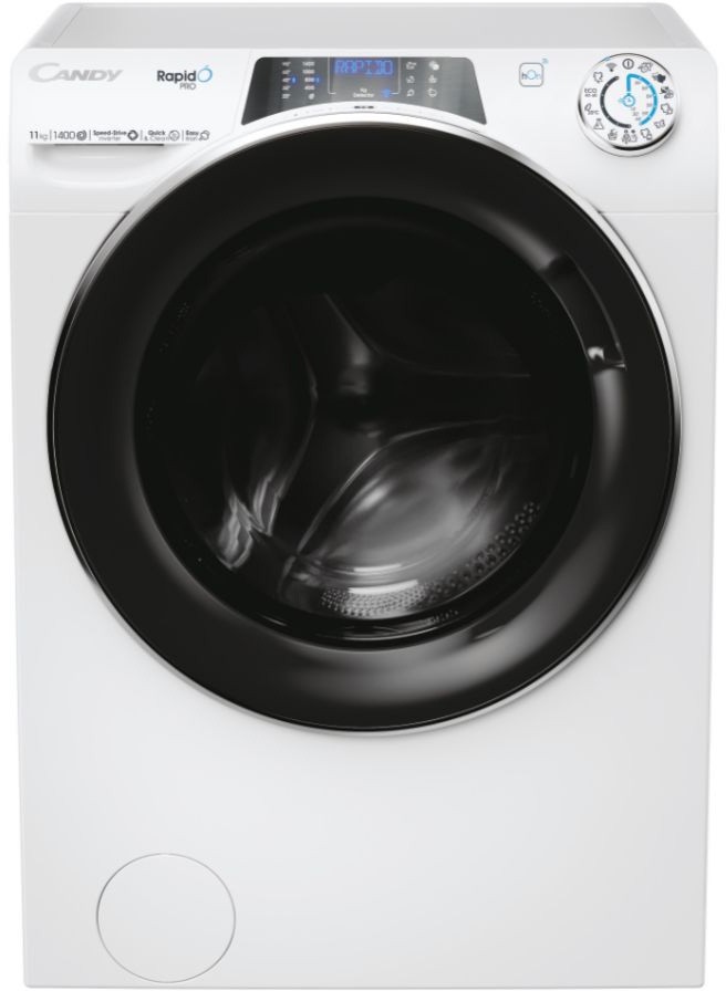 Lave linge Frontal CANDY , 1400 trs/mn, 11kg, Blanc - RP4116BWMBC/1-S Lave linge Frontal CANDY , 1400 trs/mn, 11kg, Blanc - RP4116BWMBC/1-S