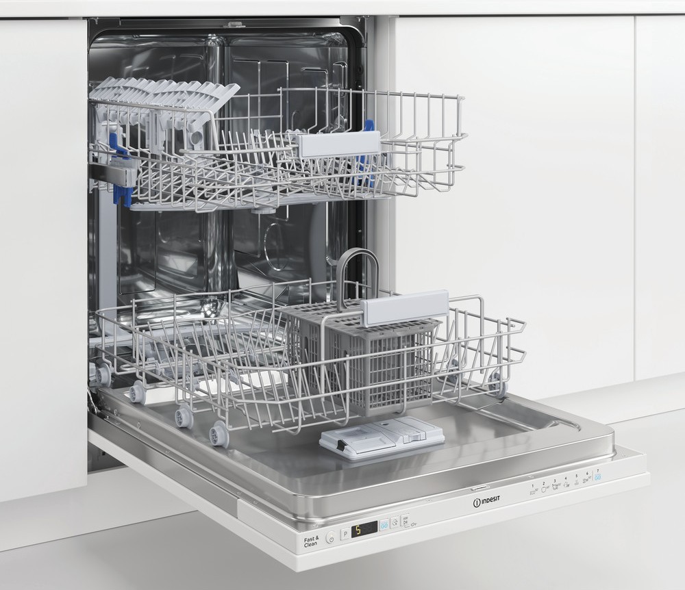 Lave vaisselle tout integrable 60 cm INDESIT Fast & Clean 28' 46dB 13 couverts - DIC3B+16A Lave vaisselle tout integrable 60 cm INDESIT Fast & Clean 28' 46dB 13 couverts - DIC3B+16A