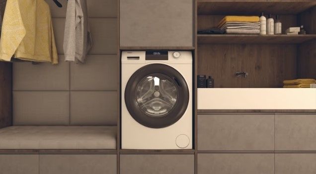 Lave linge Frontal HAIER 8kg 1400trs/min Blanc - HW80-BP14929A