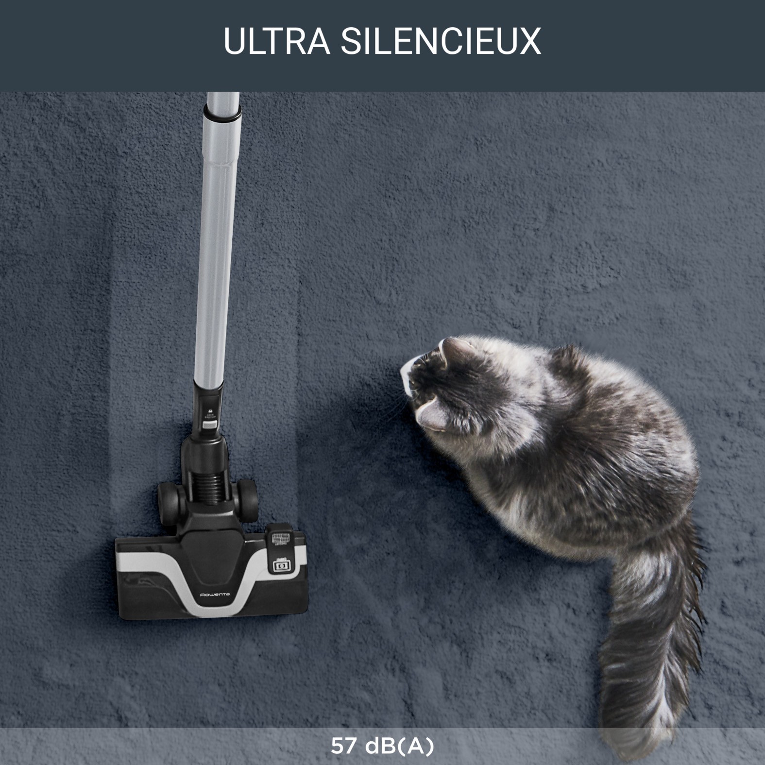 Aspirateur traîneau ROWENTA Silence Force Parquet et Animaux 400W Rouge - RO7473EA Aspirateur traîneau ROWENTA Silence Force Parquet et Animaux 400W Rouge - RO7473EA