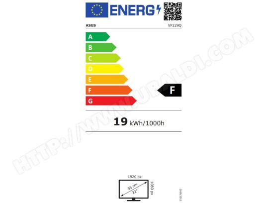 Ecran 21.5 pouces Full HD ASUS - VP229Q Ecran 21.5 pouces Full HD ASUS - VP229Q