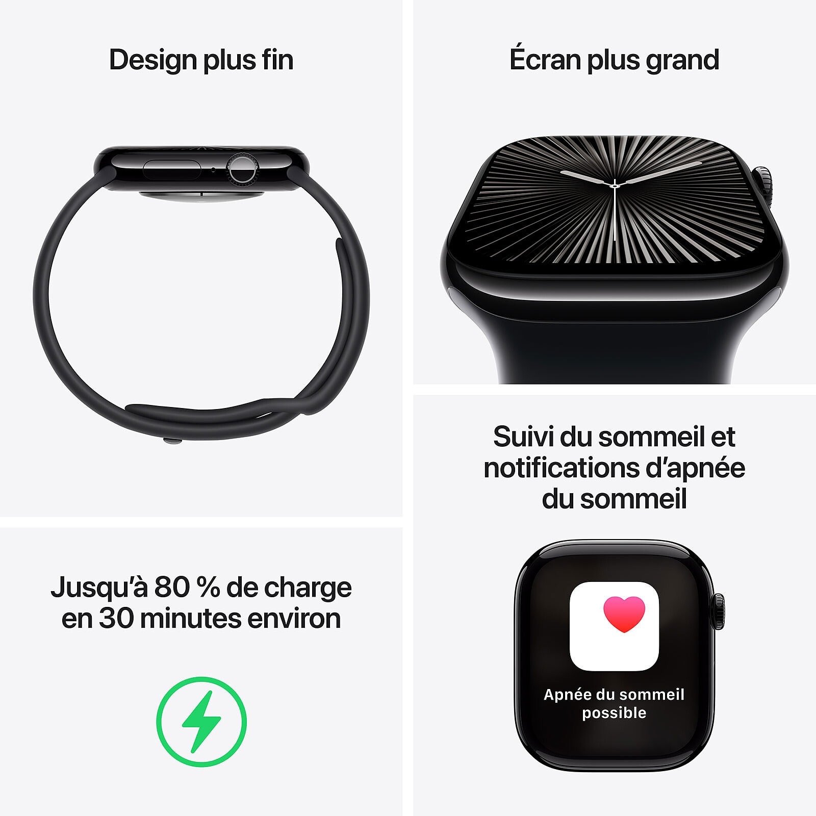 Montre connectée GPS + Cellular APPLE  - WATCH10-MX083QF/A