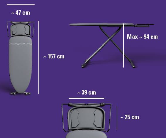 Table à repasser LAURASTAR  - PLUSBOARD