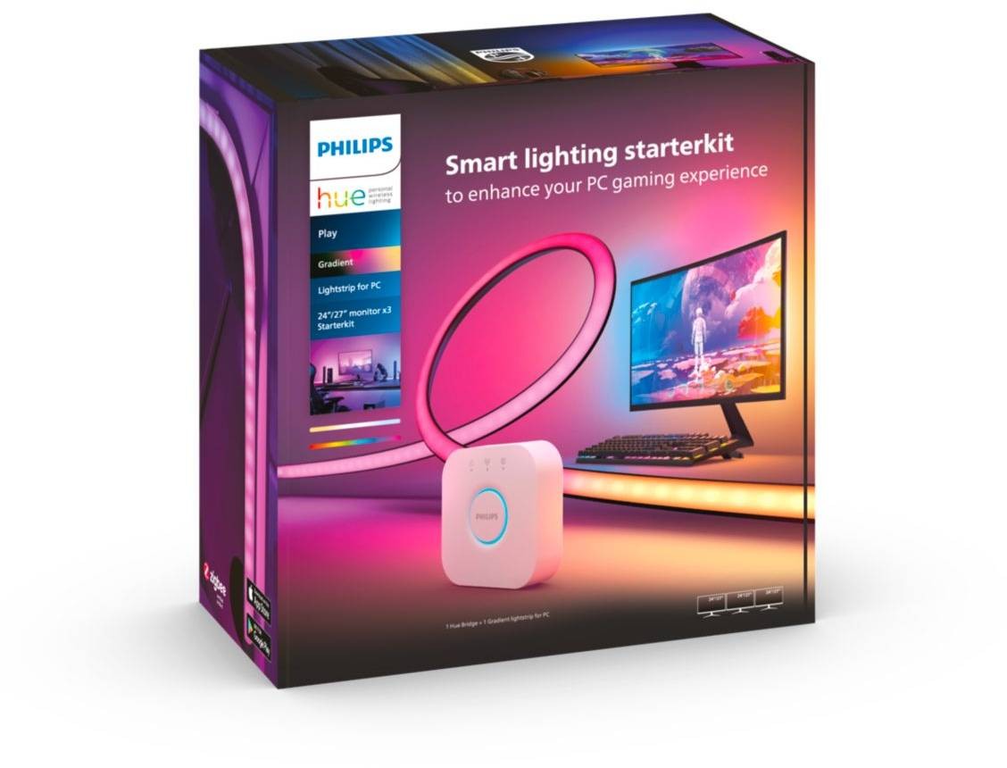 PHILIPS HUE Lumière connectée  - HUE-LIGHTSTRIPPC-3X