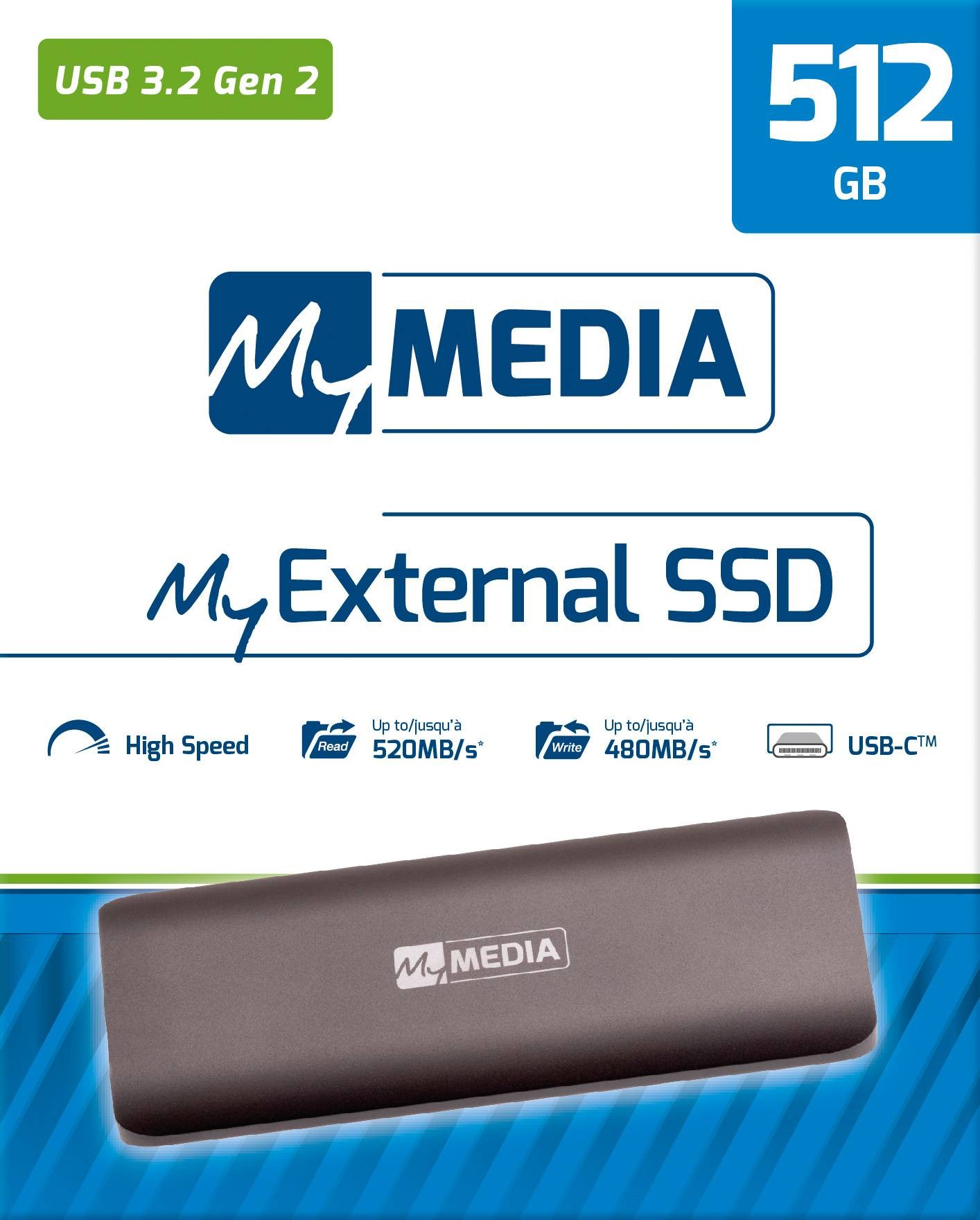 Disque SSD externe MYMEDIA  - MYMEDIA512