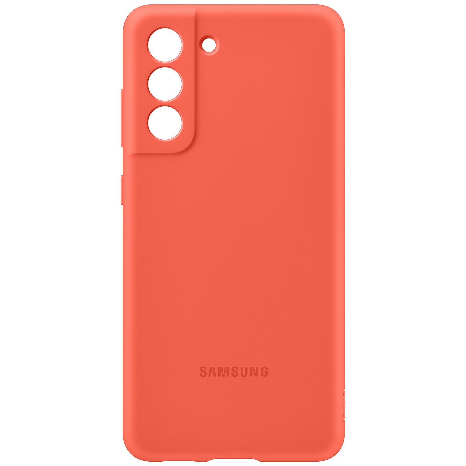 BIGBEN Coque smartphone Samsung Galaxy S21 FE silicone Corail - EF-PG990TP